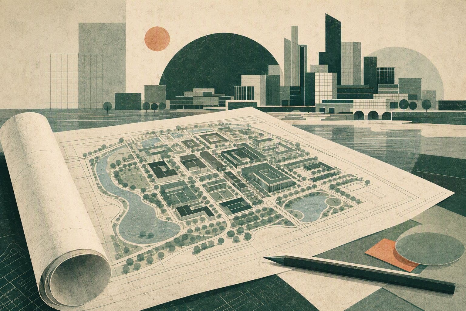 urban development proposal - illustration, Jake Team LLC