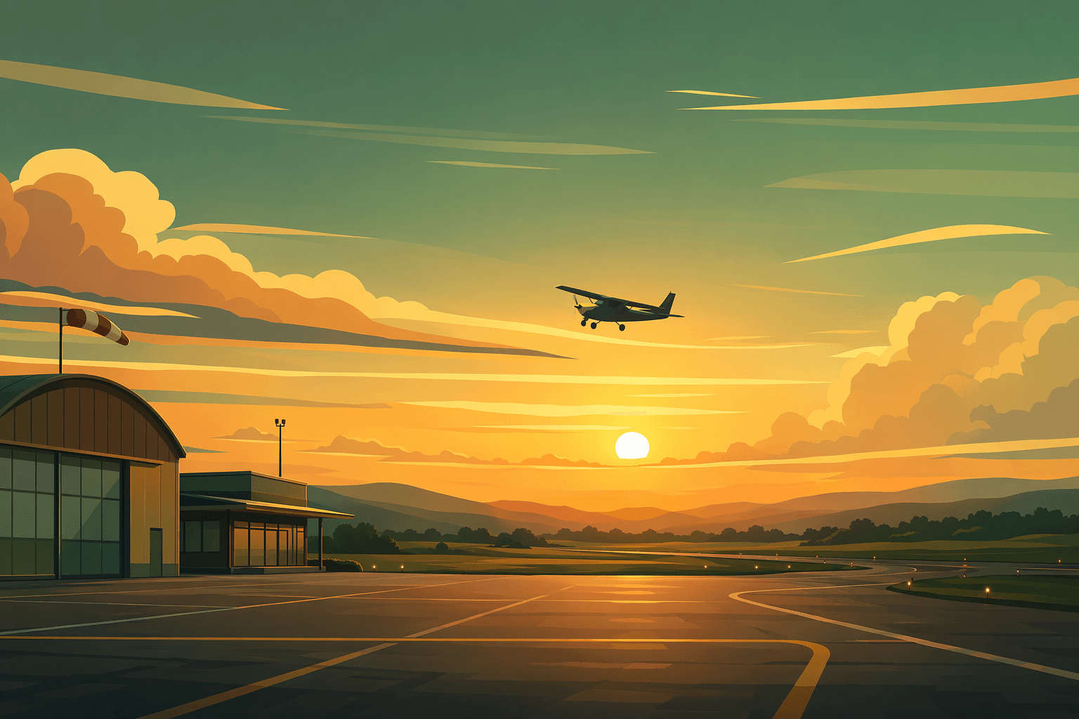 New airline service - illustration, Jake Team LLC