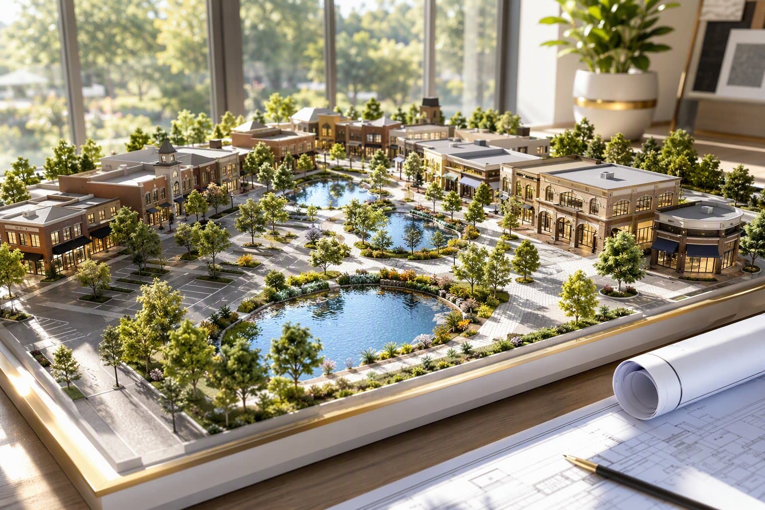 Proposed Plaza Design - illustration, Jake Team LLC