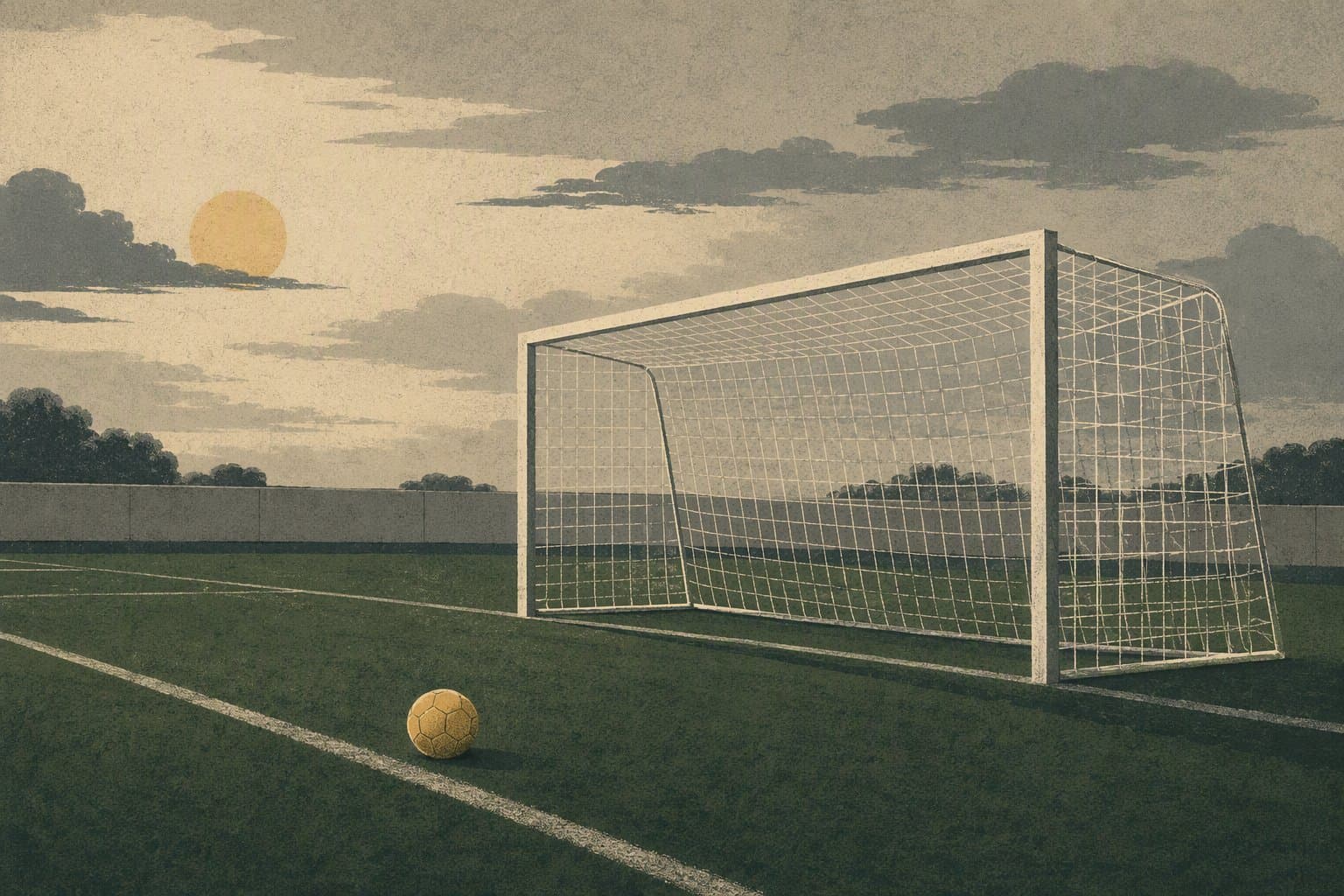 Goalless Draw - illustration, Jake Team LLC