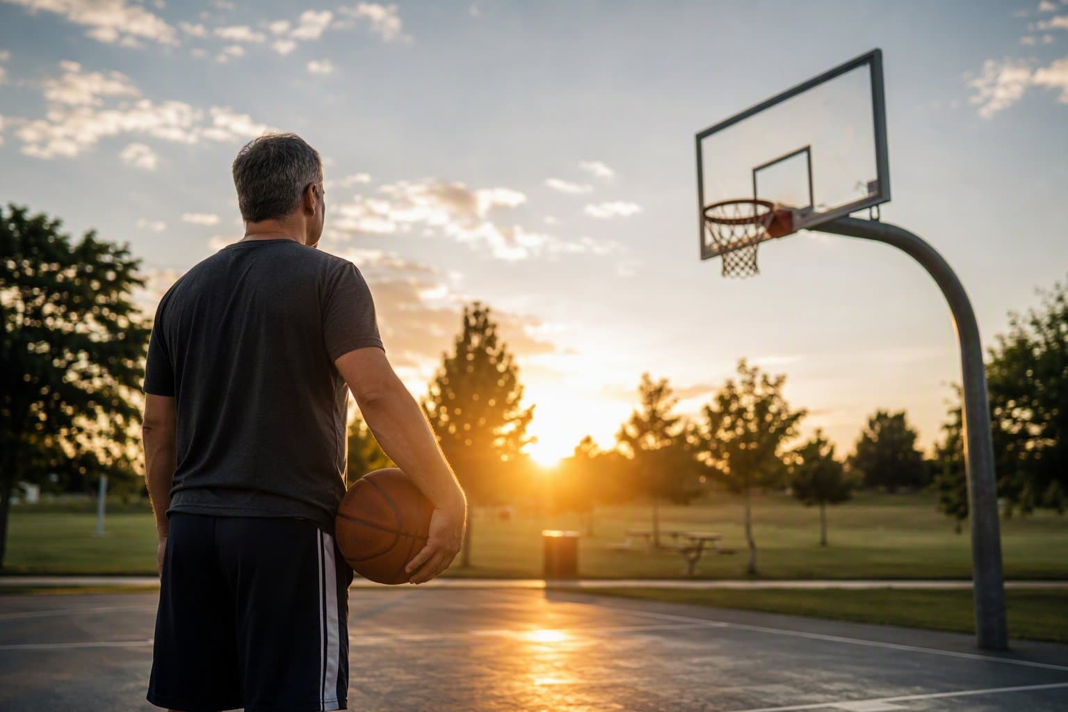 basketball retirement - illustration, Jake Team LLC