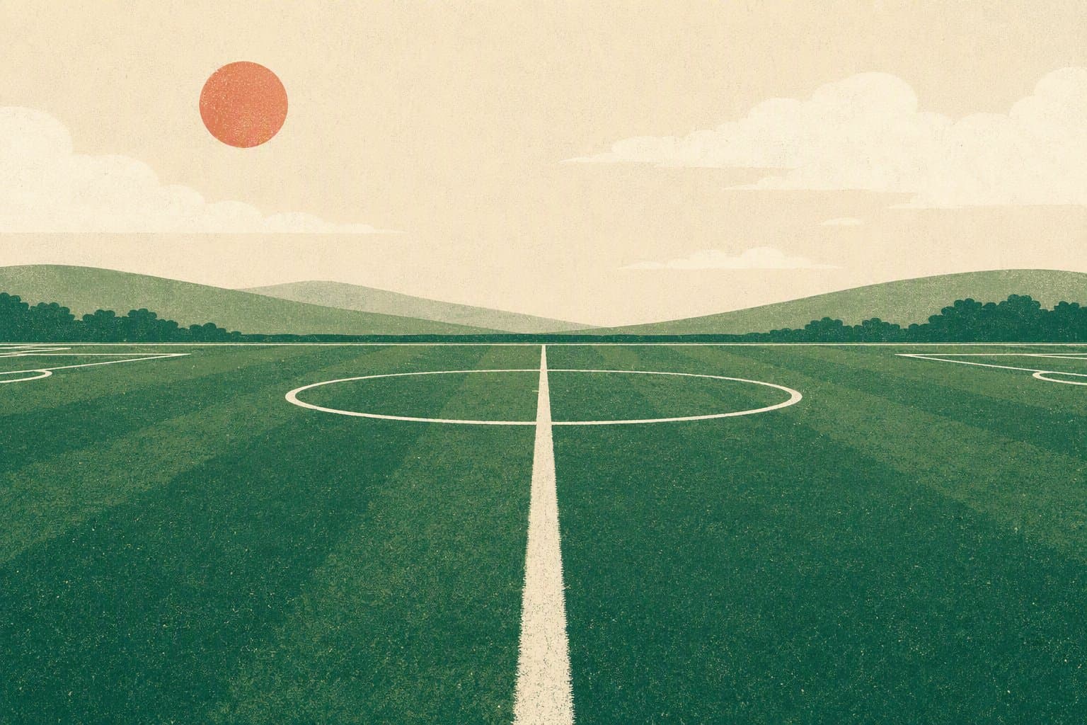 Victorious Soccer Pitch - illustration, Jake Team LLC
