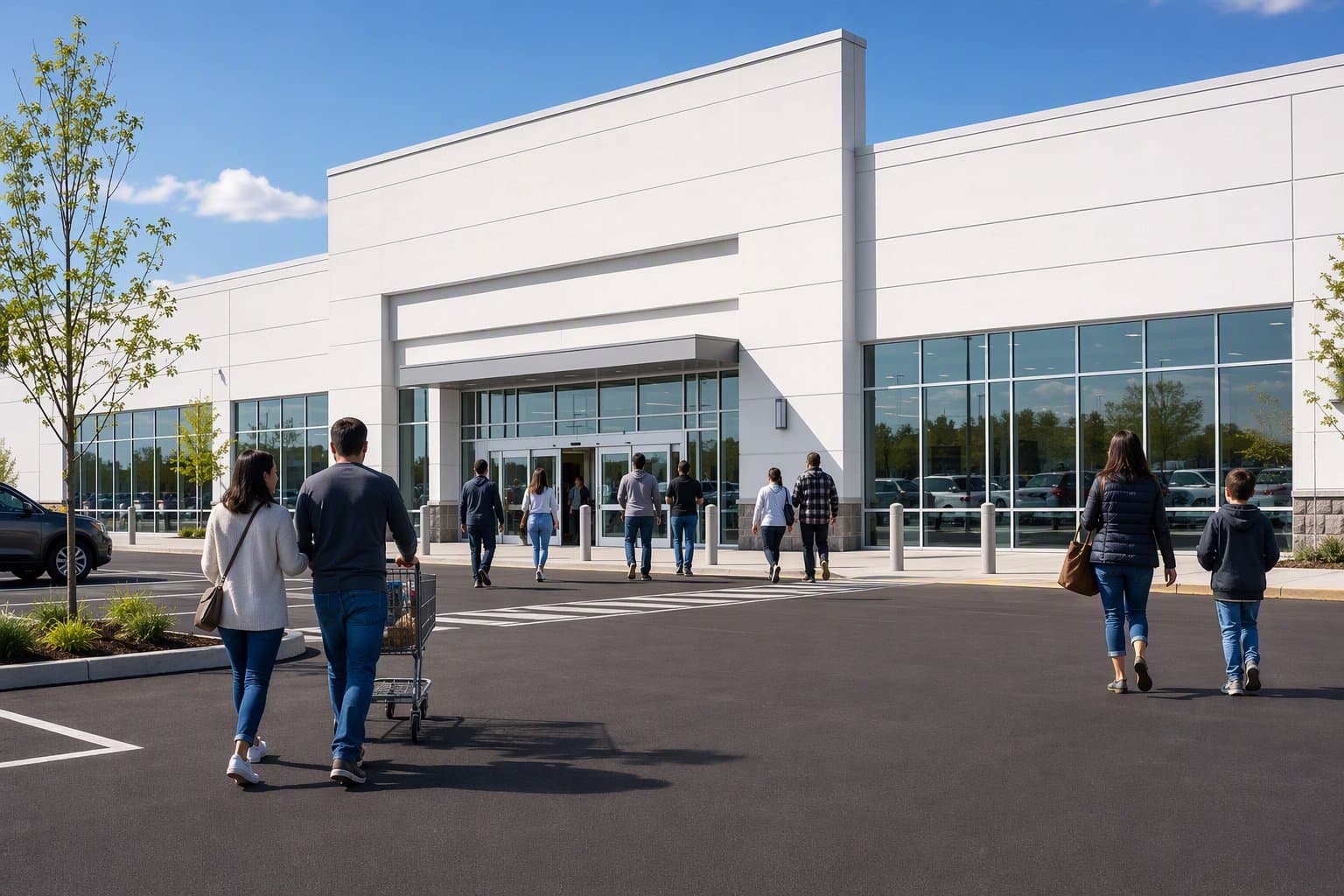 New Retail Opening - illustration, Jake Team LLC