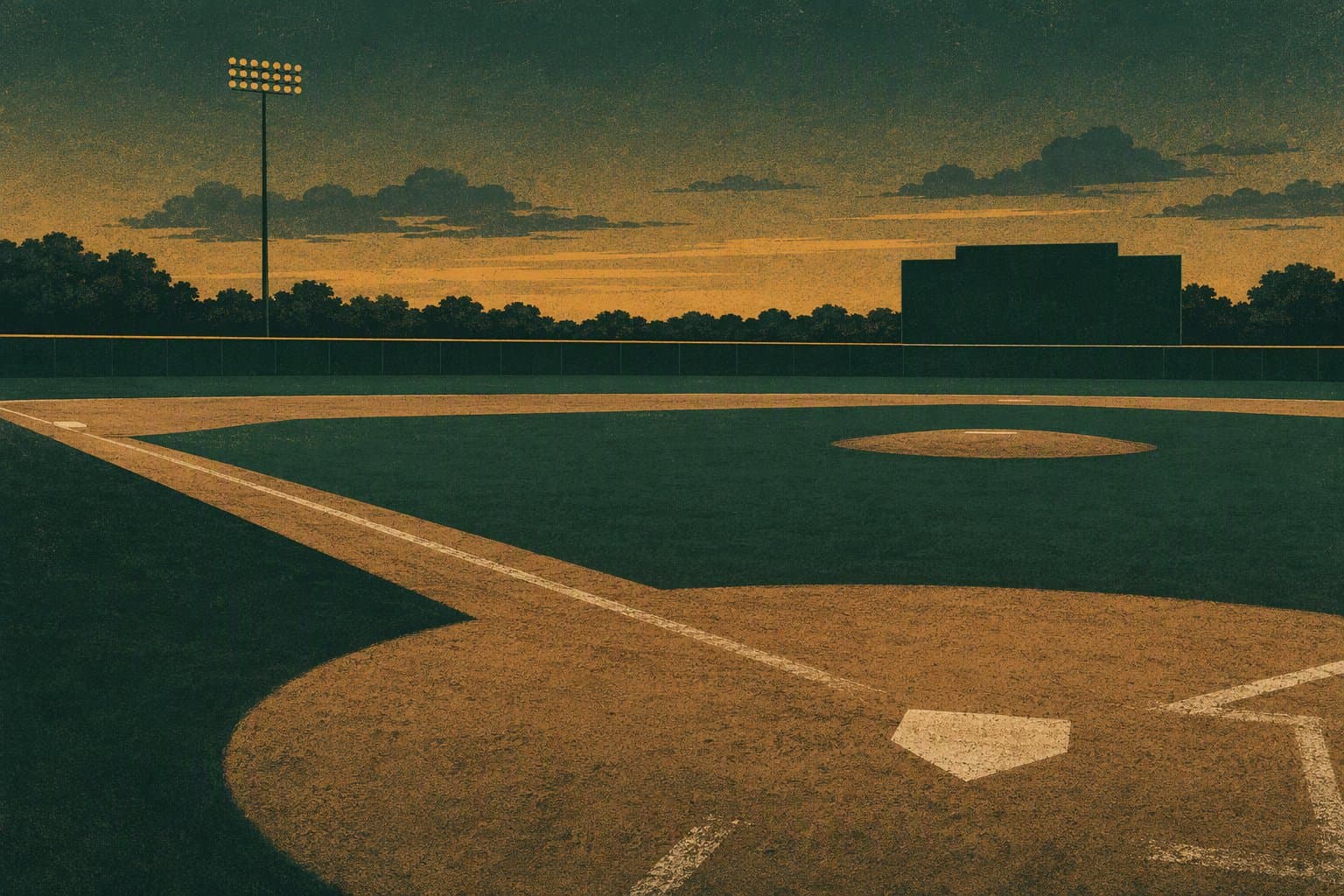 baseball stadium - illustration, Jake Team LLC