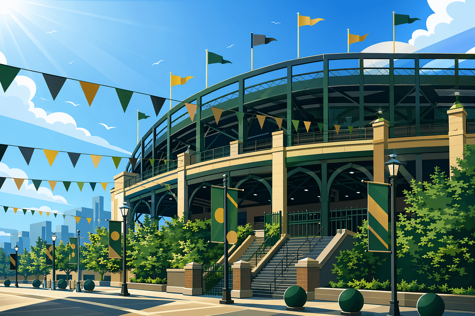 Baseball Victory - illustration, Jake Team LLC