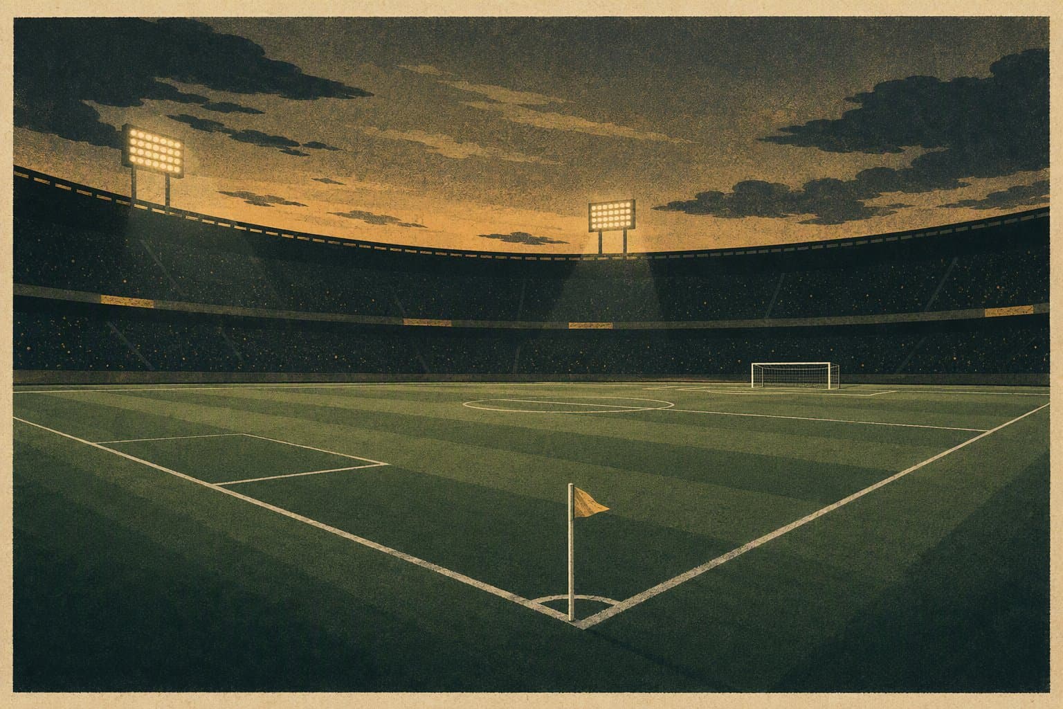 Soccer Match Stalemate - illustration, Jake Team LLC
