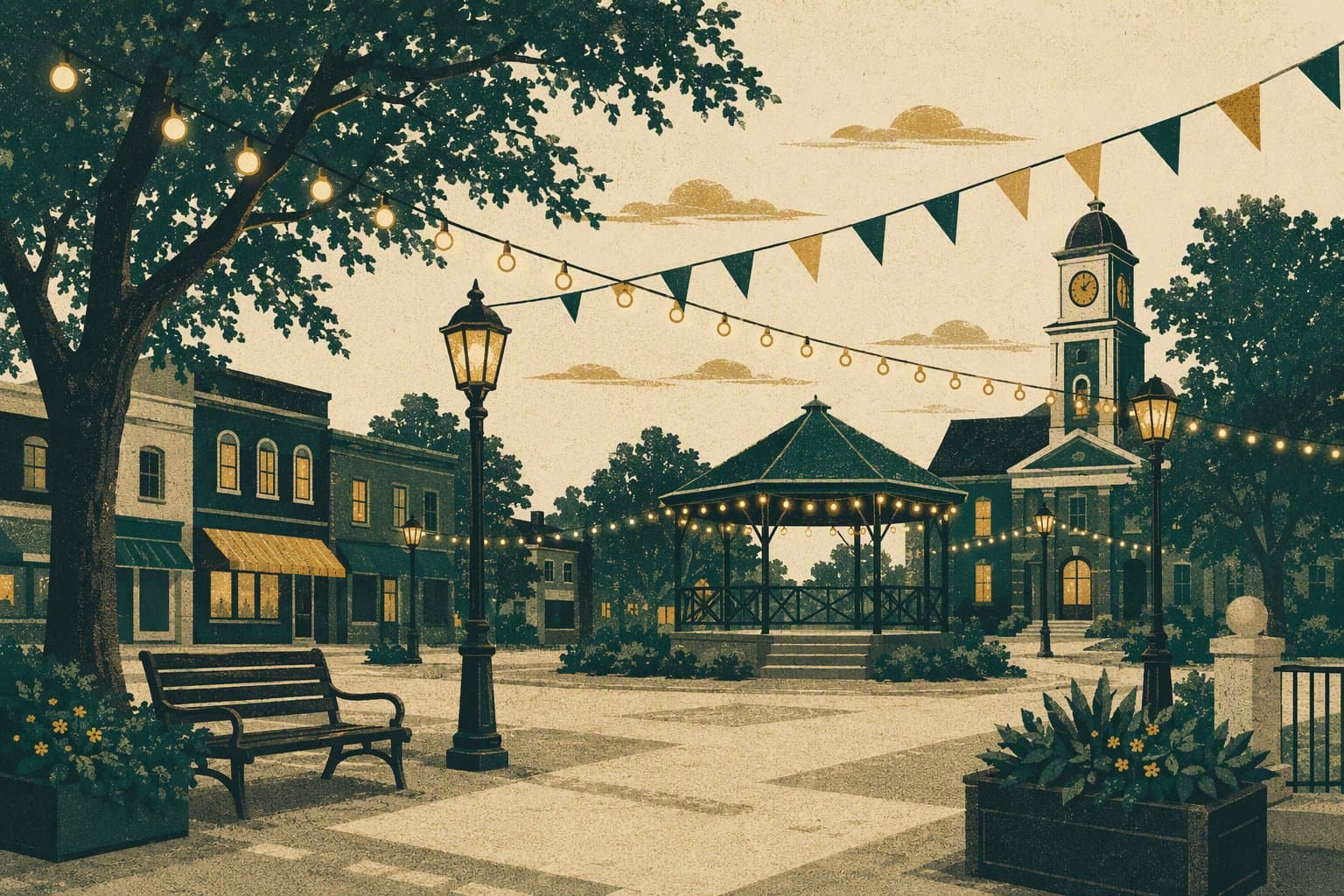community celebration - illustration, Jake Team LLC