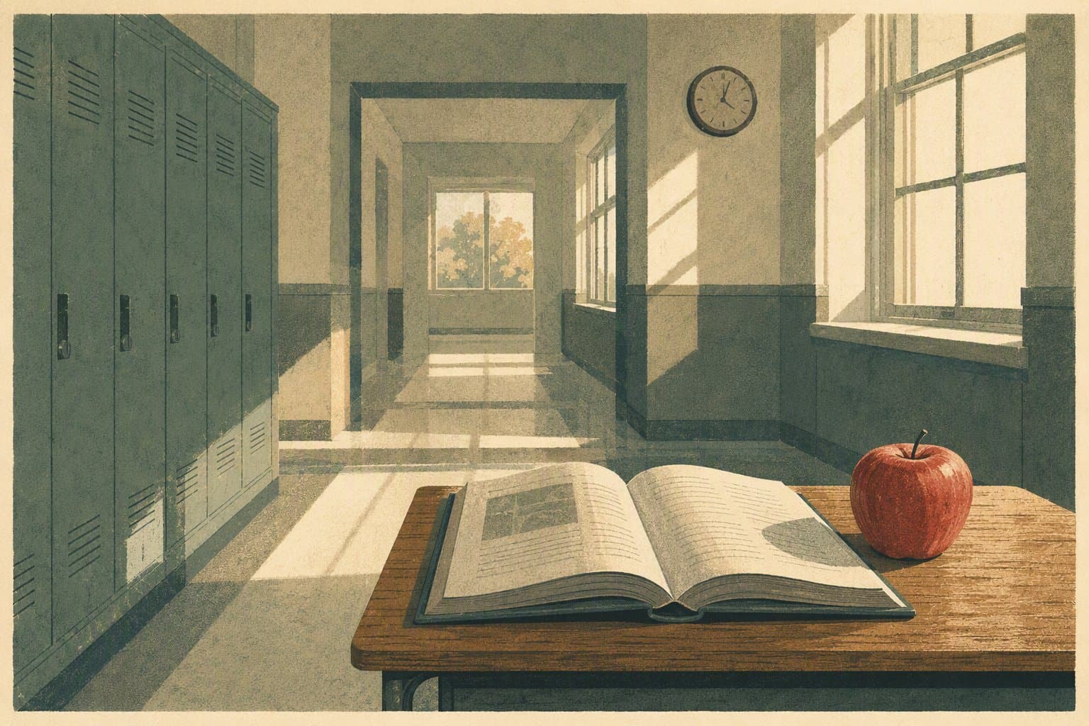 school campus update - illustration, Jake Team LLC