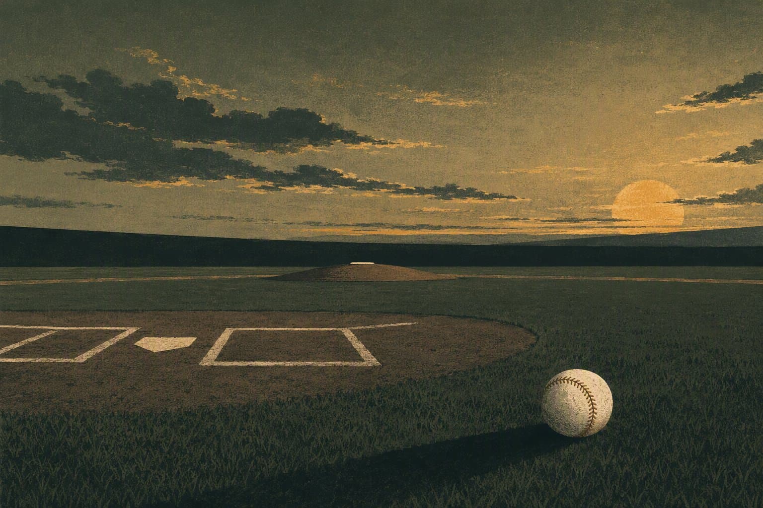 baseball shutout - illustration, Jake Team LLC