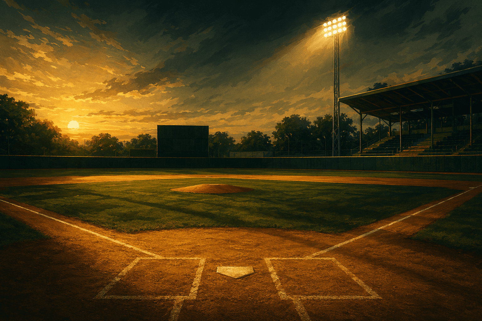 Baseball player return - illustration, Jake Team LLC