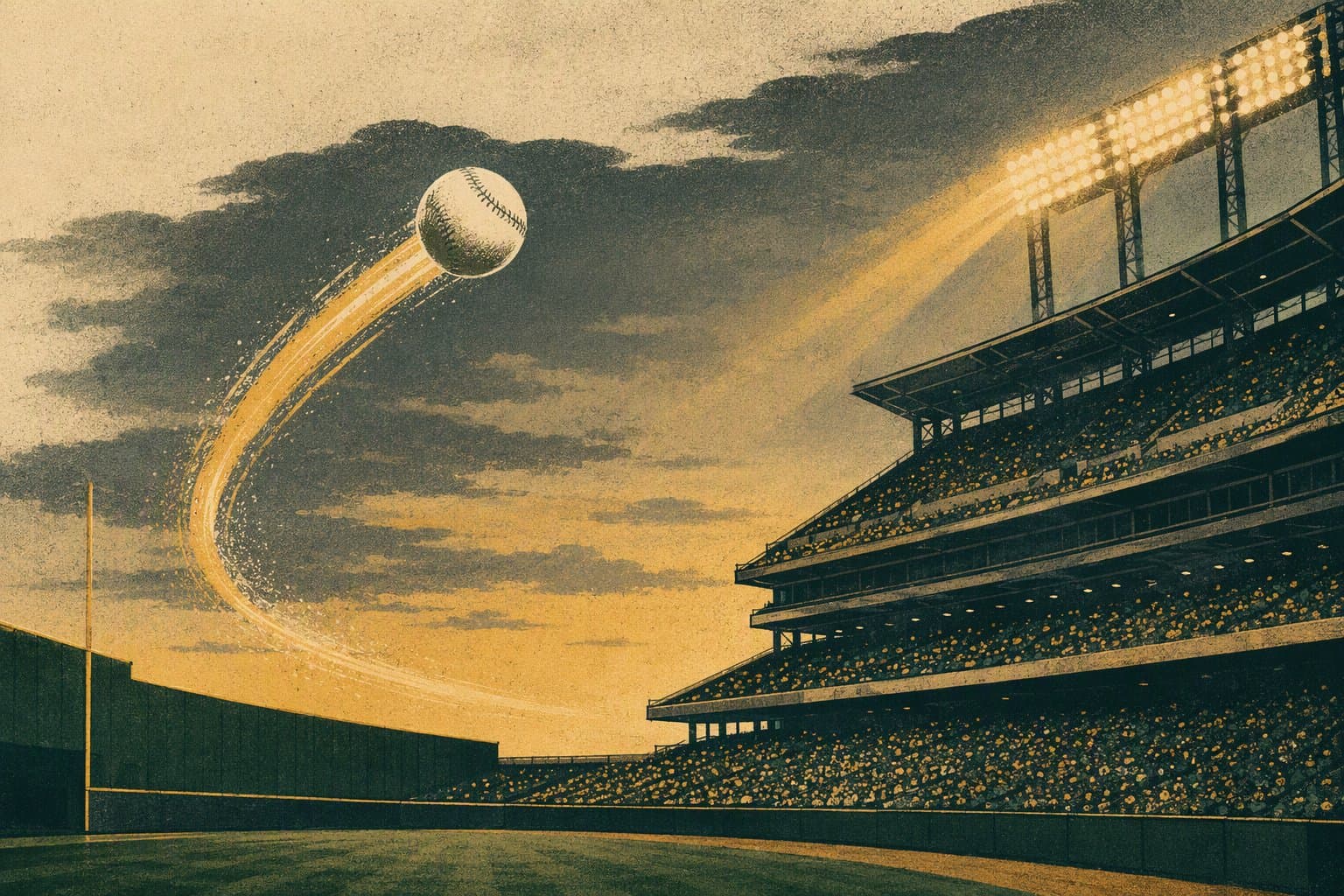 Baseball Home Run - illustration, Jake Team LLC