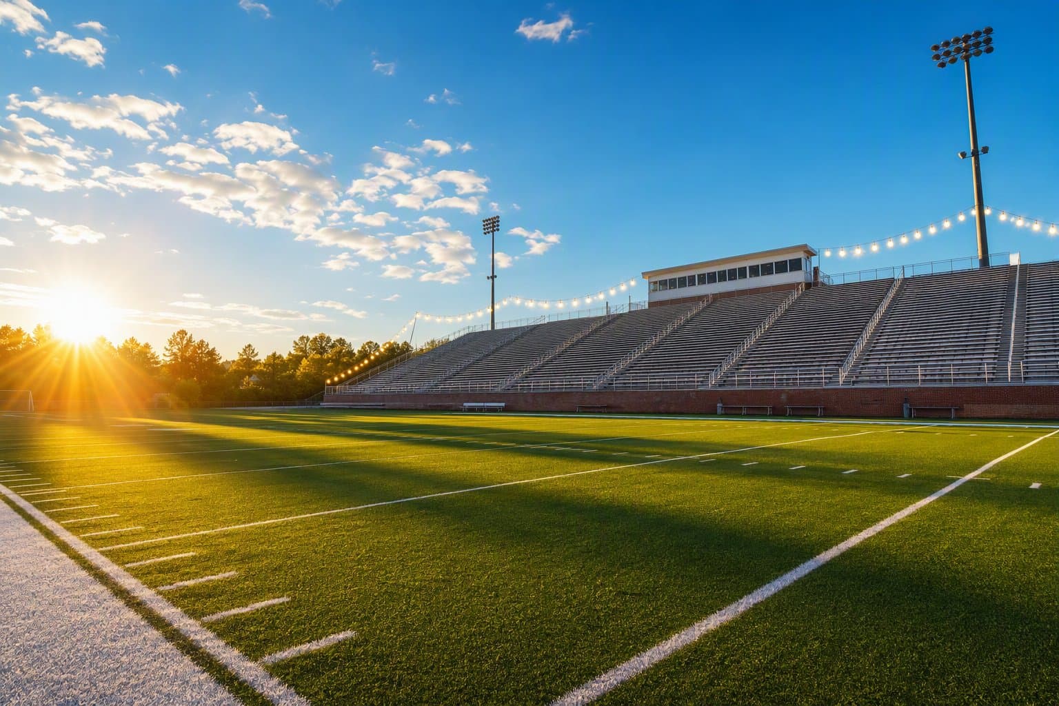Friday night lights - illustration, Jake Team LLC