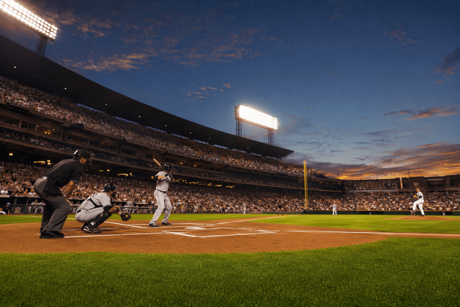Baseball game night - illustration, Jake Team LLC