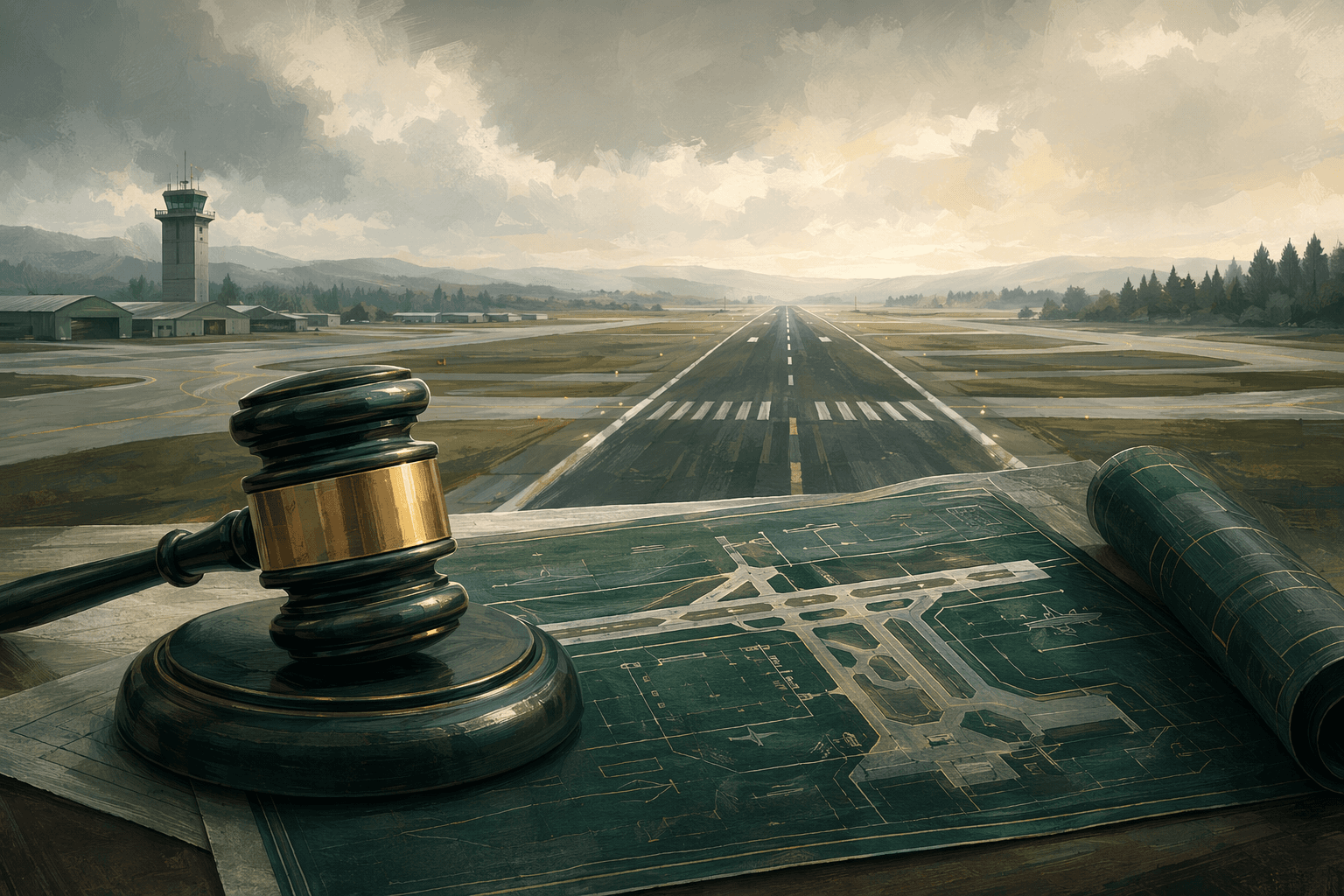 Airport funding lawsuit - illustration, Jake Team LLC