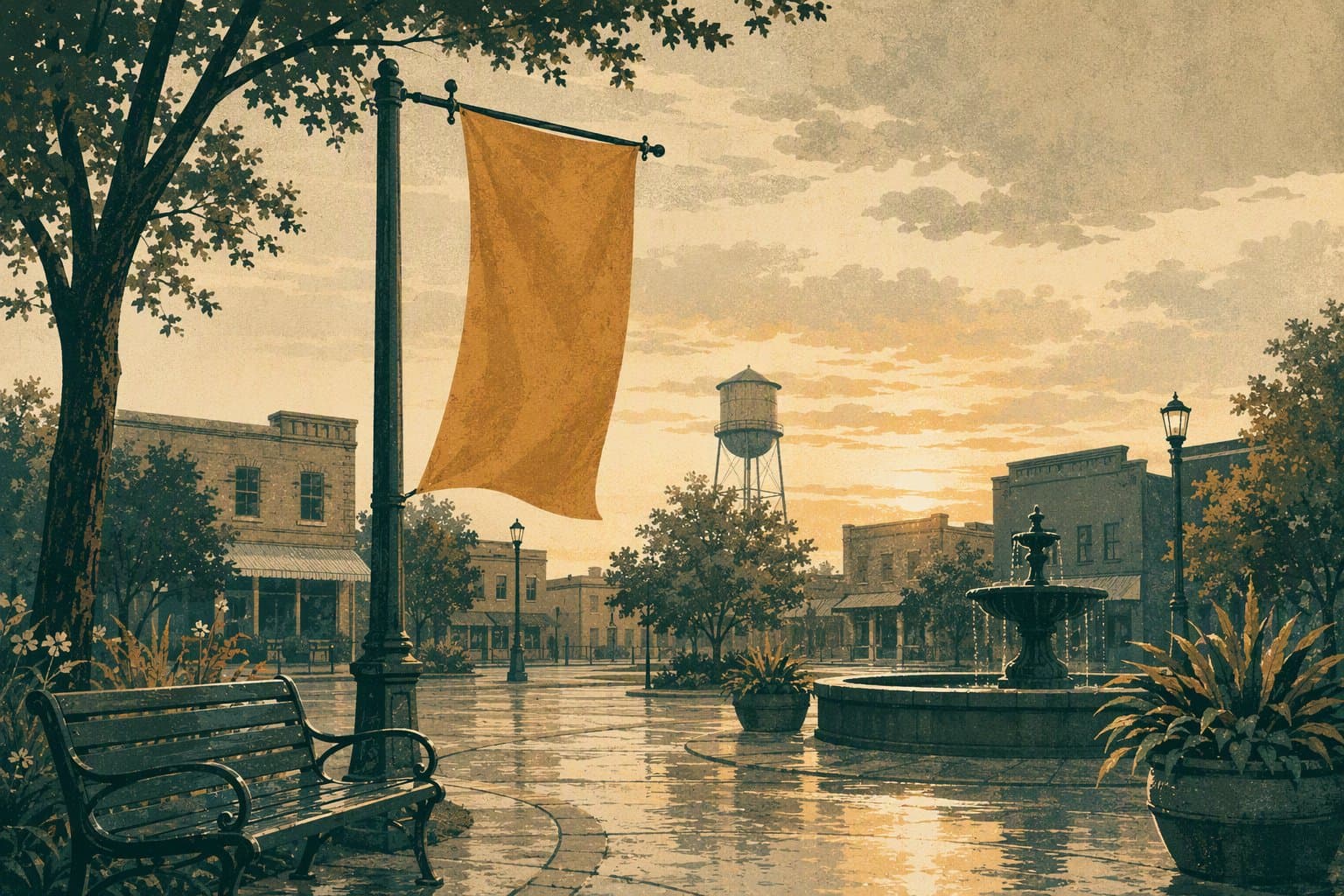 Prosper Rain Relief - illustration, Jake Team LLC