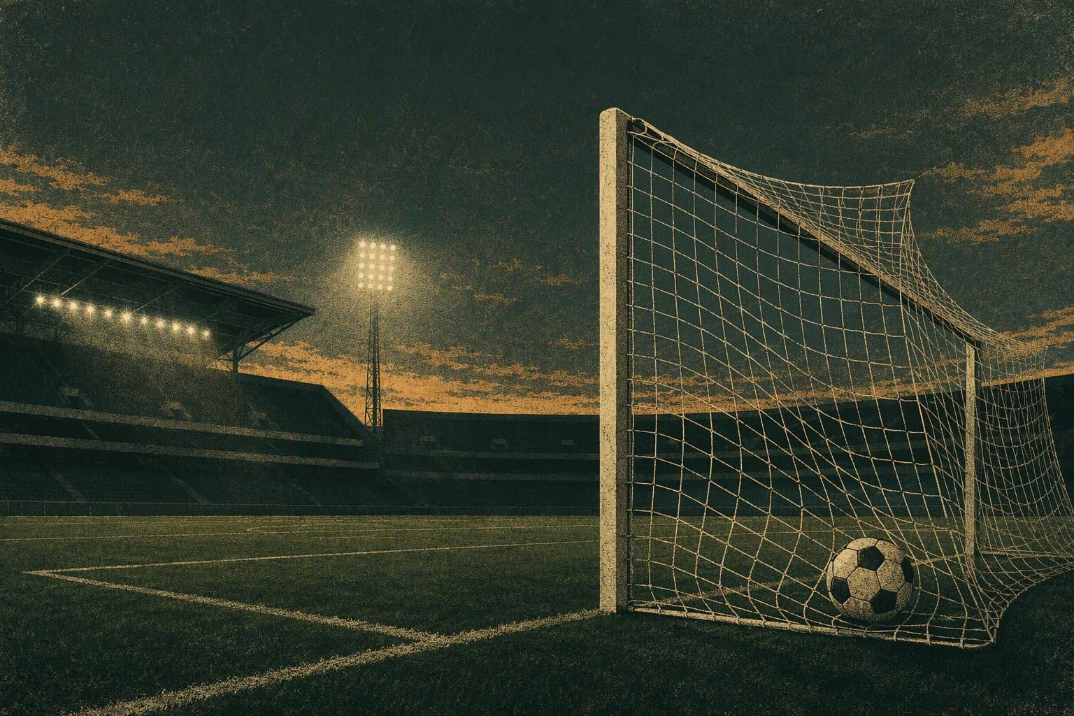 Late Goal Drama - illustration, Jake Team LLC
