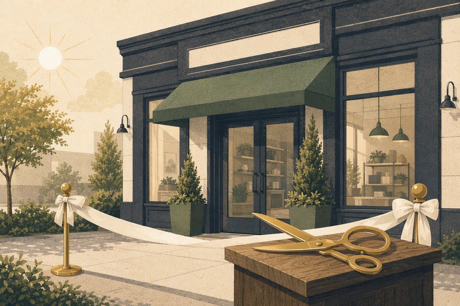 New Business Opening - illustration, Jake Team LLC