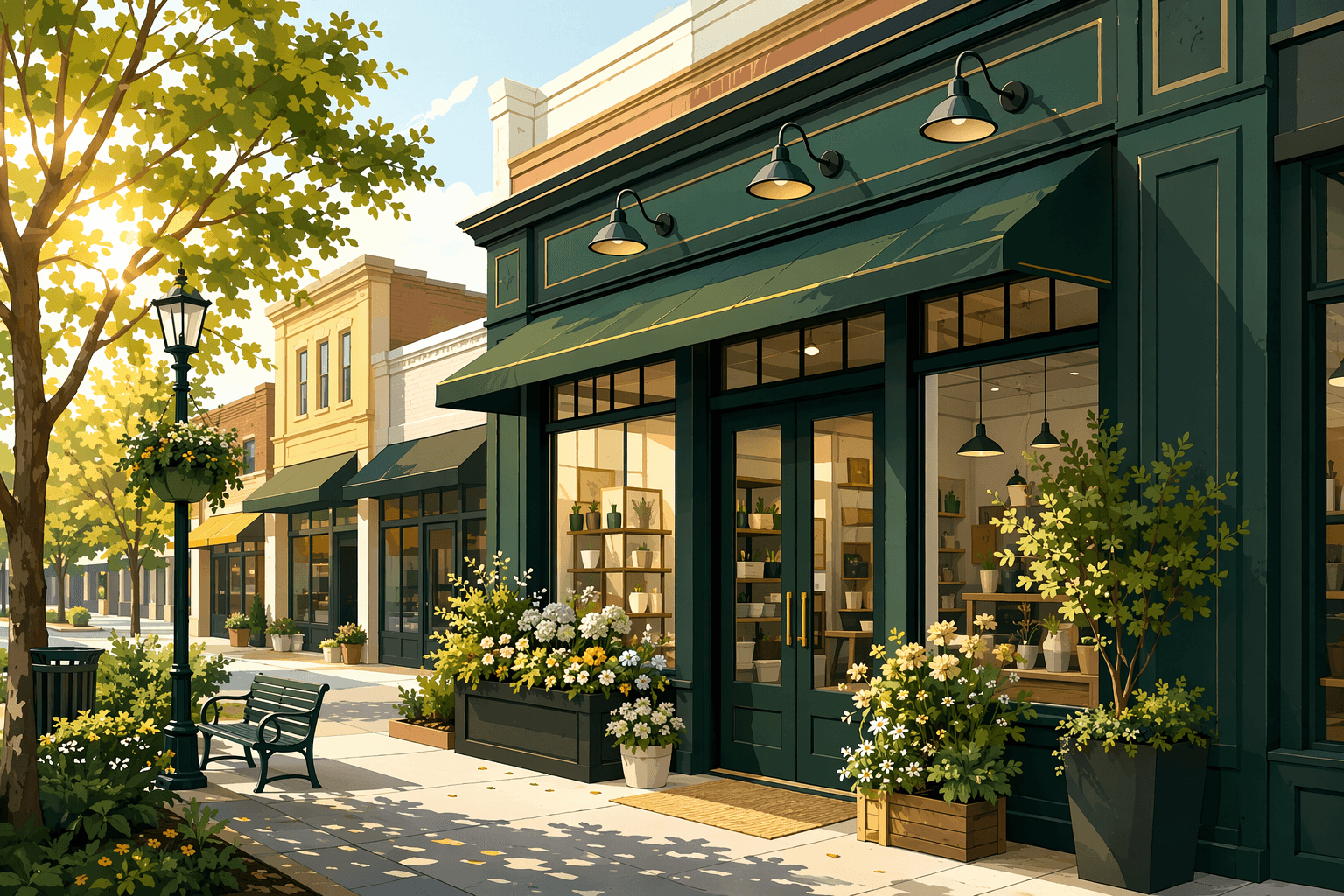 Retail storefront opening - illustration, Jake Team LLC