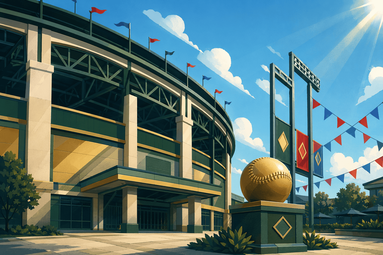 Victory Stadium - illustration, Jake Team LLC