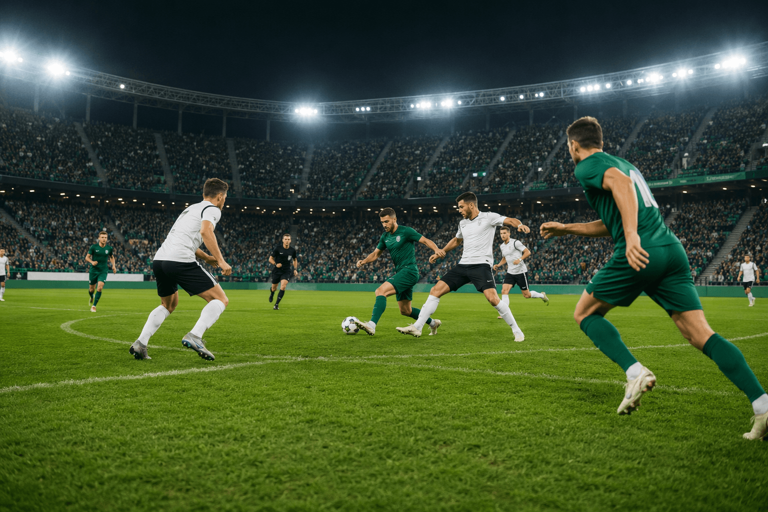 Soccer Match Atmosphere - illustration, Jake Team LLC