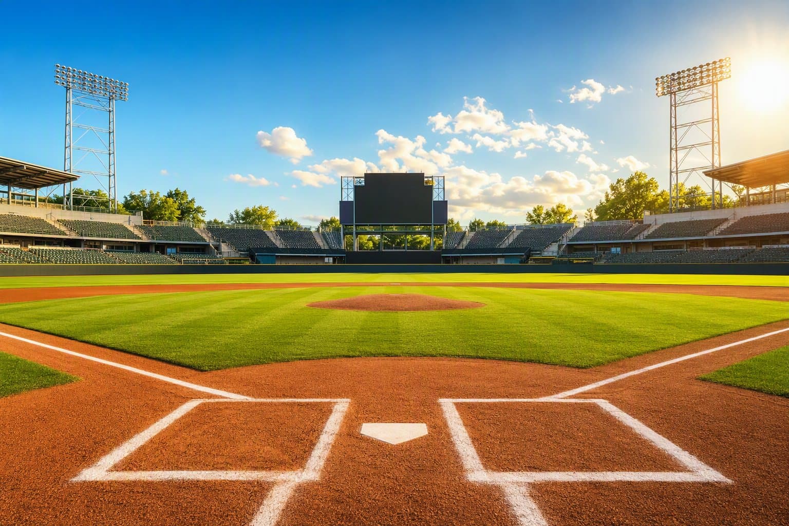 baseball stadium - illustration, Jake Team LLC