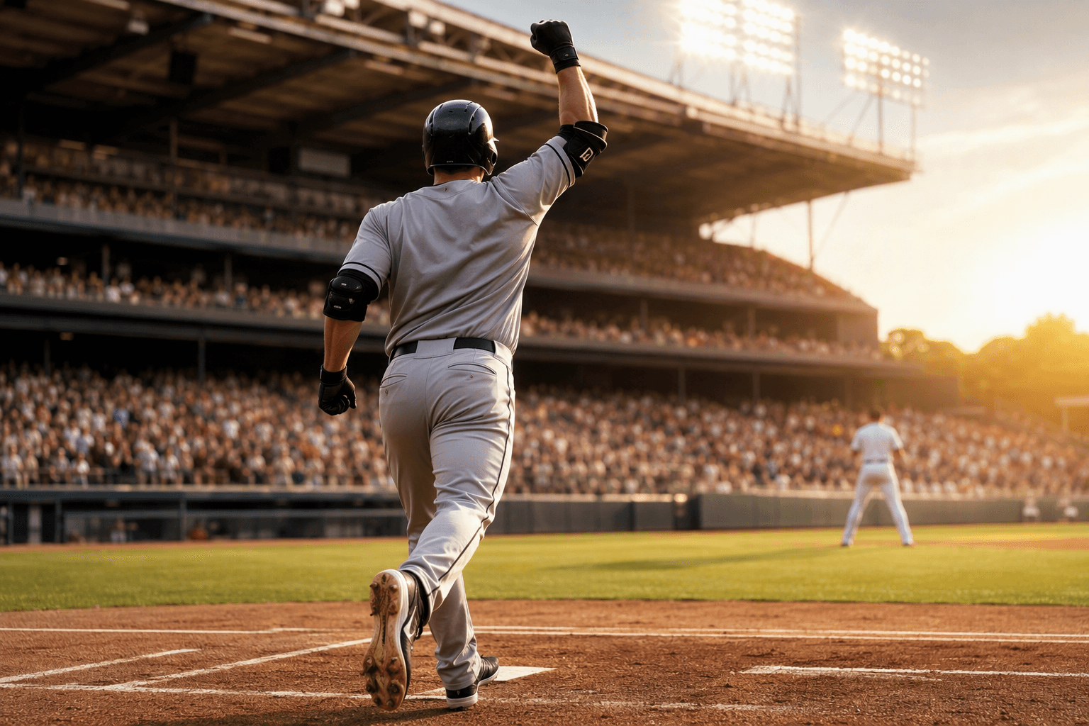baseball victory celebration - illustration, Jake Team LLC