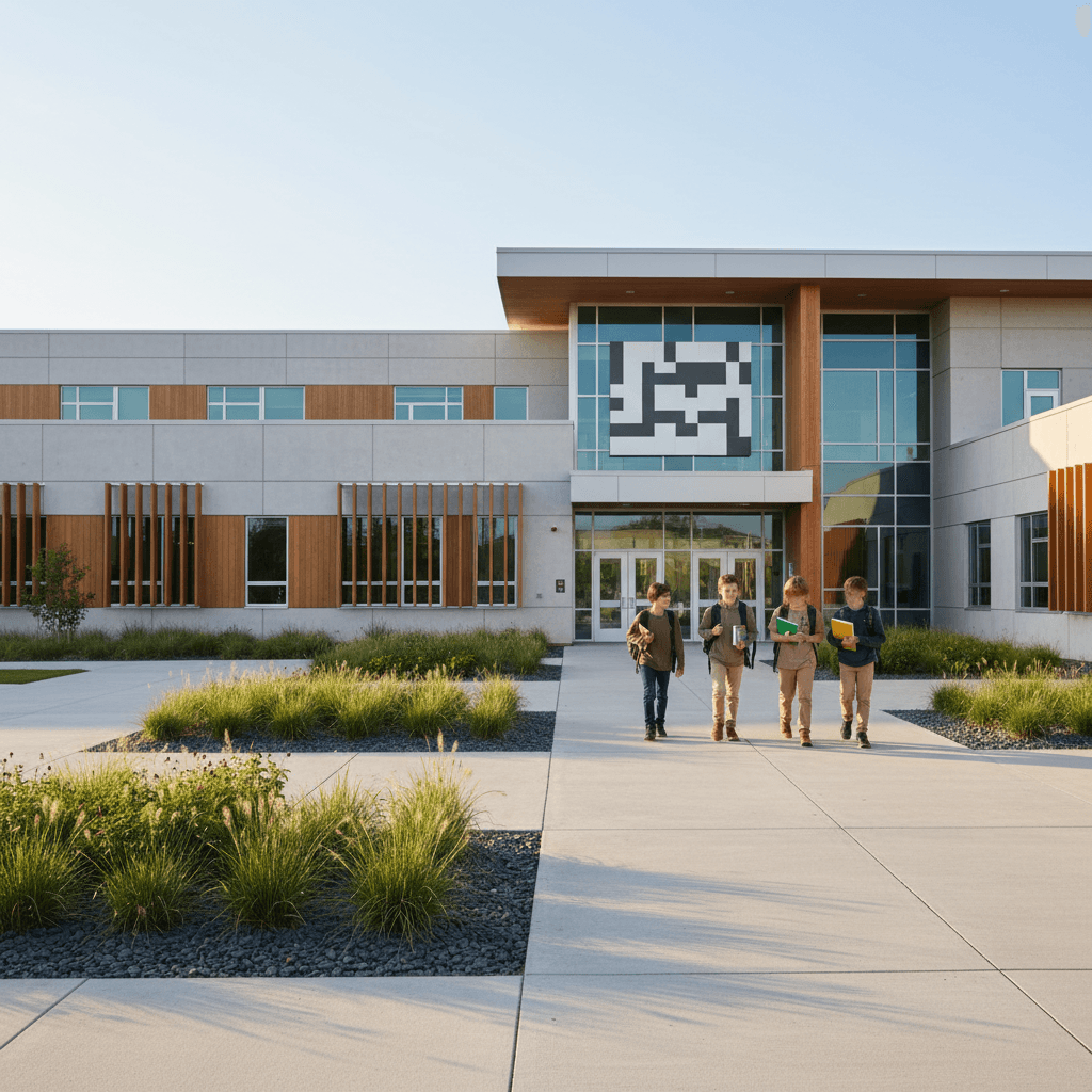 School Campus Growth - illustration, Jake Team LLC