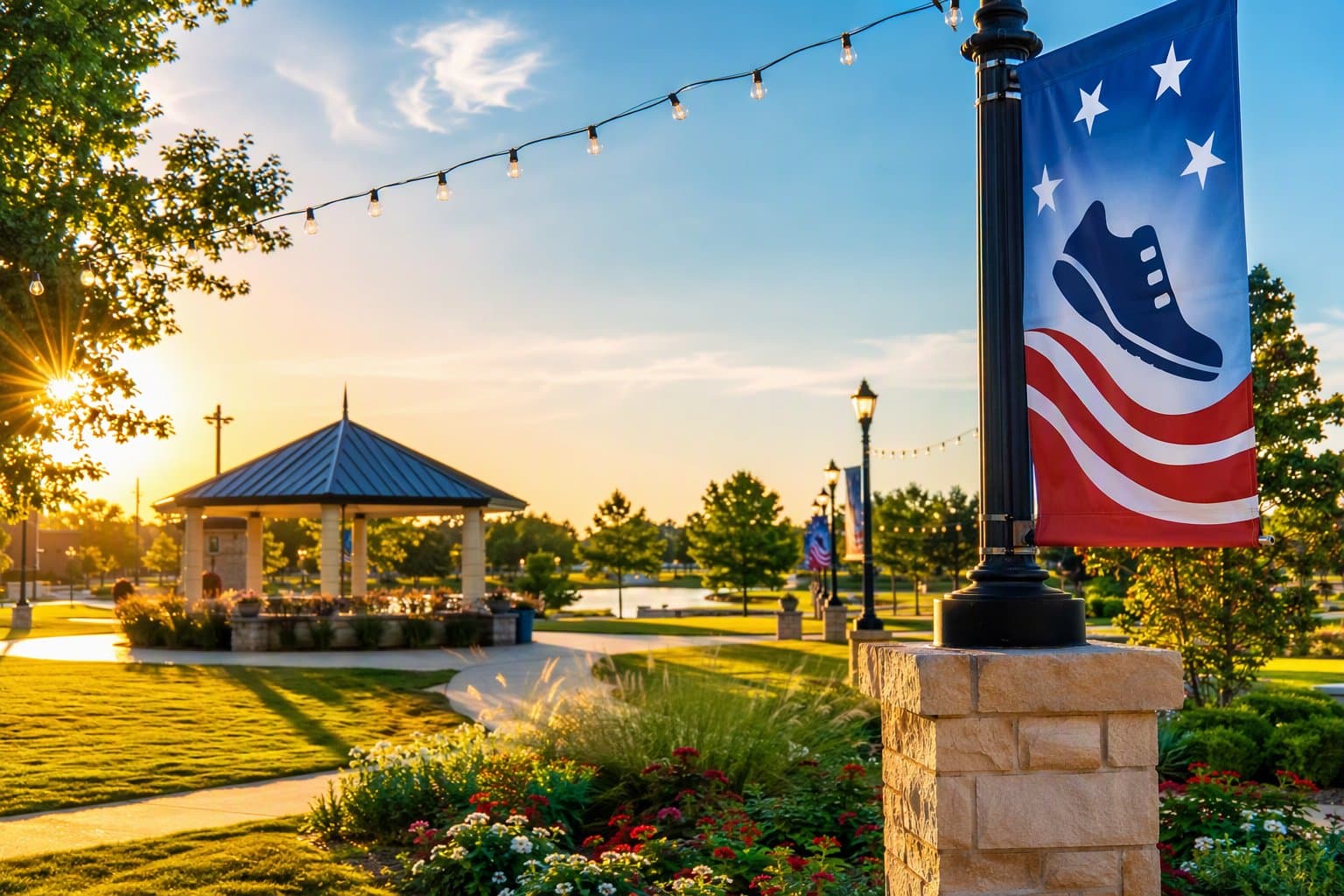 Prosper Veterans Day Run - illustration, Jake Team LLC